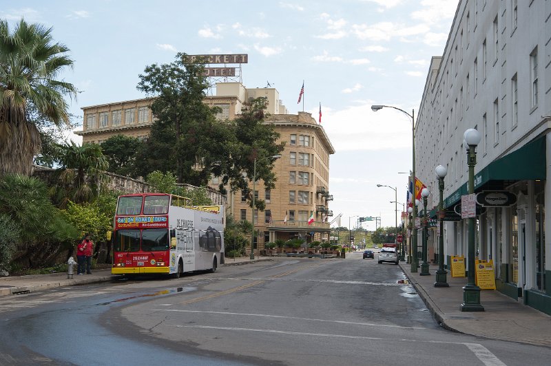 20151031_110916 D4S.jpg - Crockett Hotel on left, Menger Hotel on right